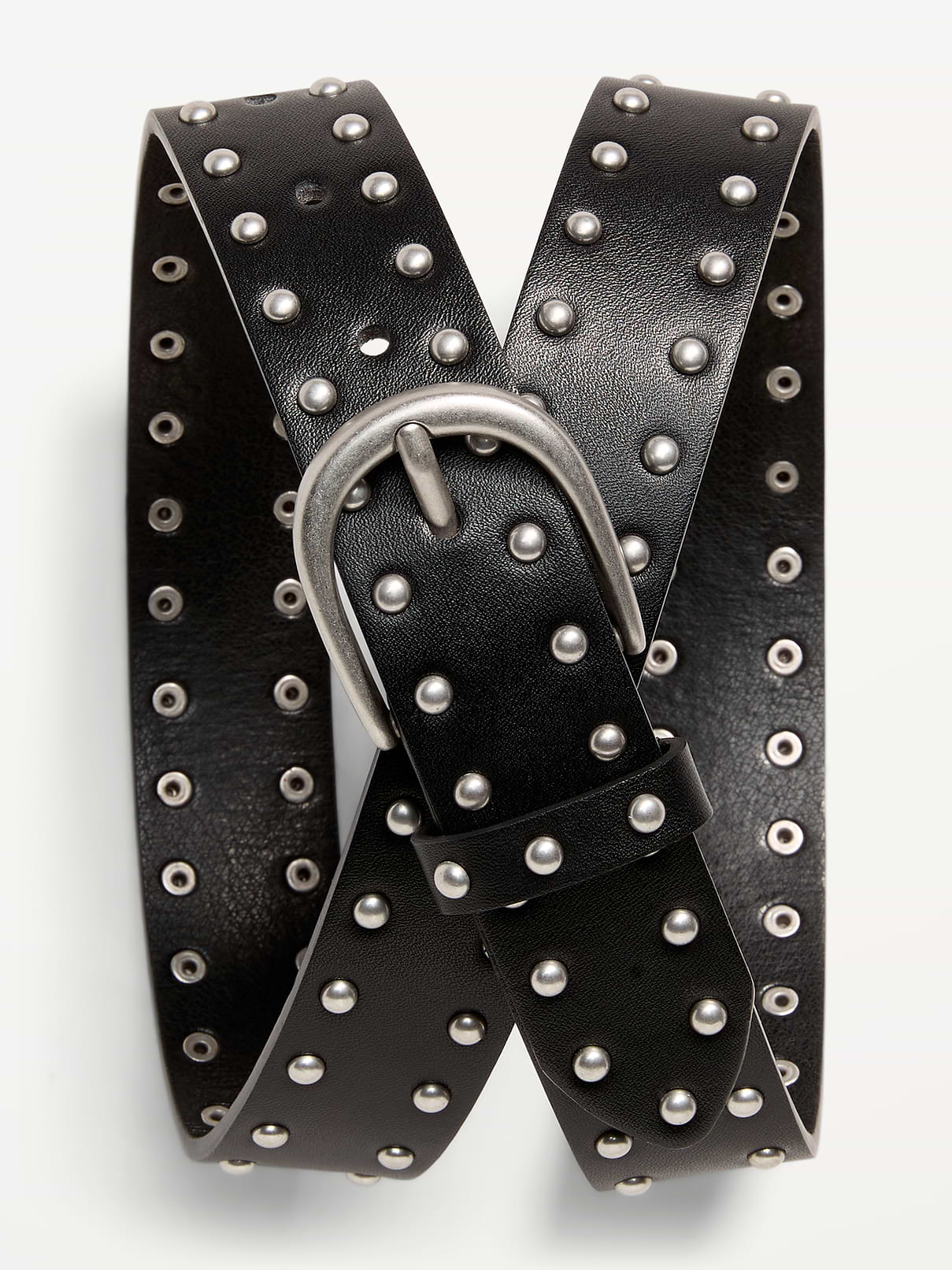 Image number 1 showing, Studded Faux-Leather Belt for Girls