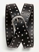 Image number 1 showing, Studded Faux-Leather Belt for Girls