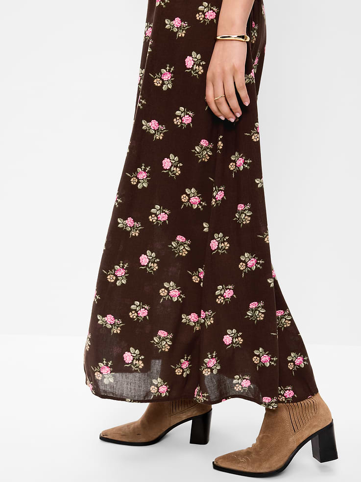 Image number 6 showing, Ruffle-Collar Boho Maxi Dress