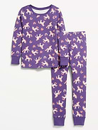 Image number 1 showing, Printed Snug-Fit Pajama Set for Toddler & Baby