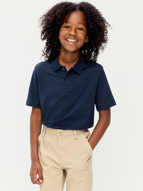 School School Uniform Jersey Polo Shirt for Boys on clearance at Old Navy — 40% off