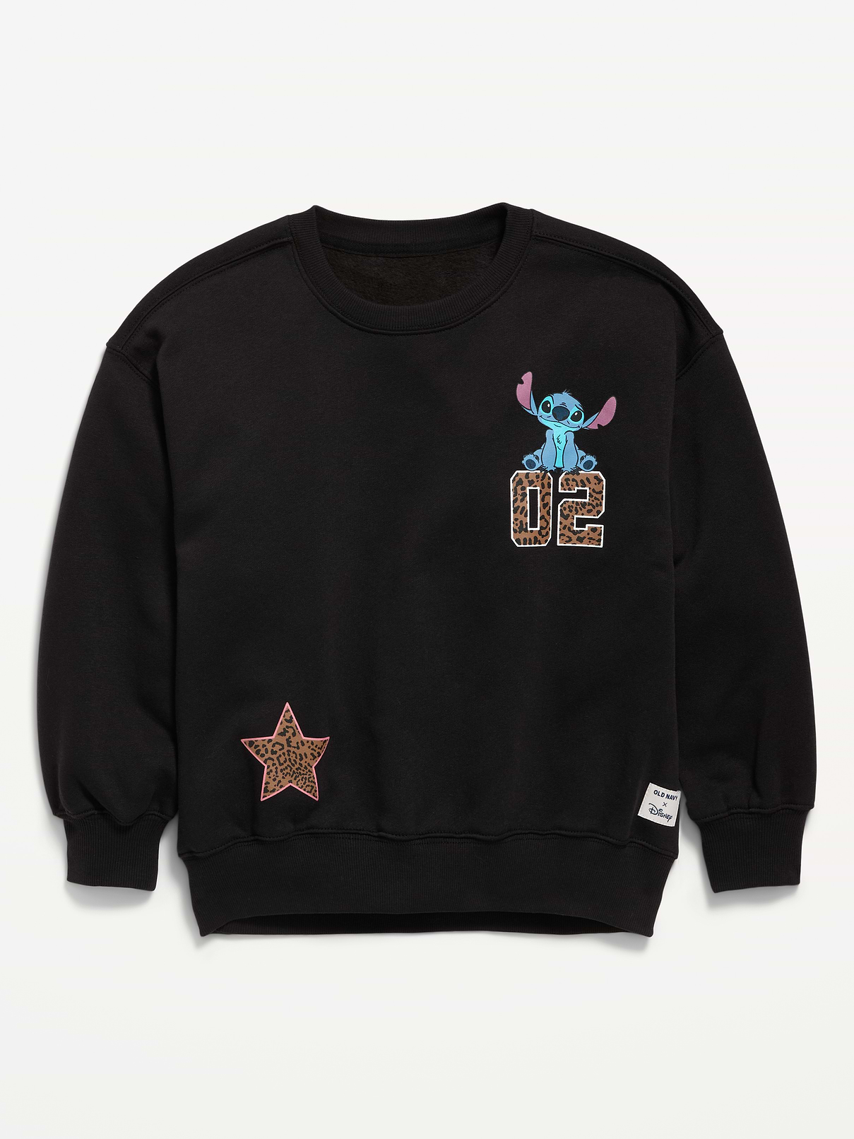 Image number 1 showing, Disney© Stitch Oversized Sweatshirt for Girls
