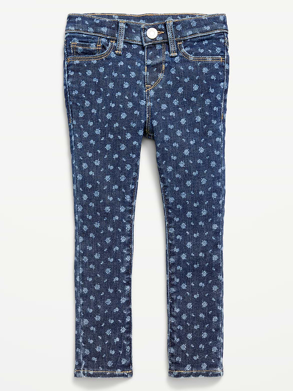 High-Waisted Rockstar 360° Stretch Jeggings for Toddler Girls
