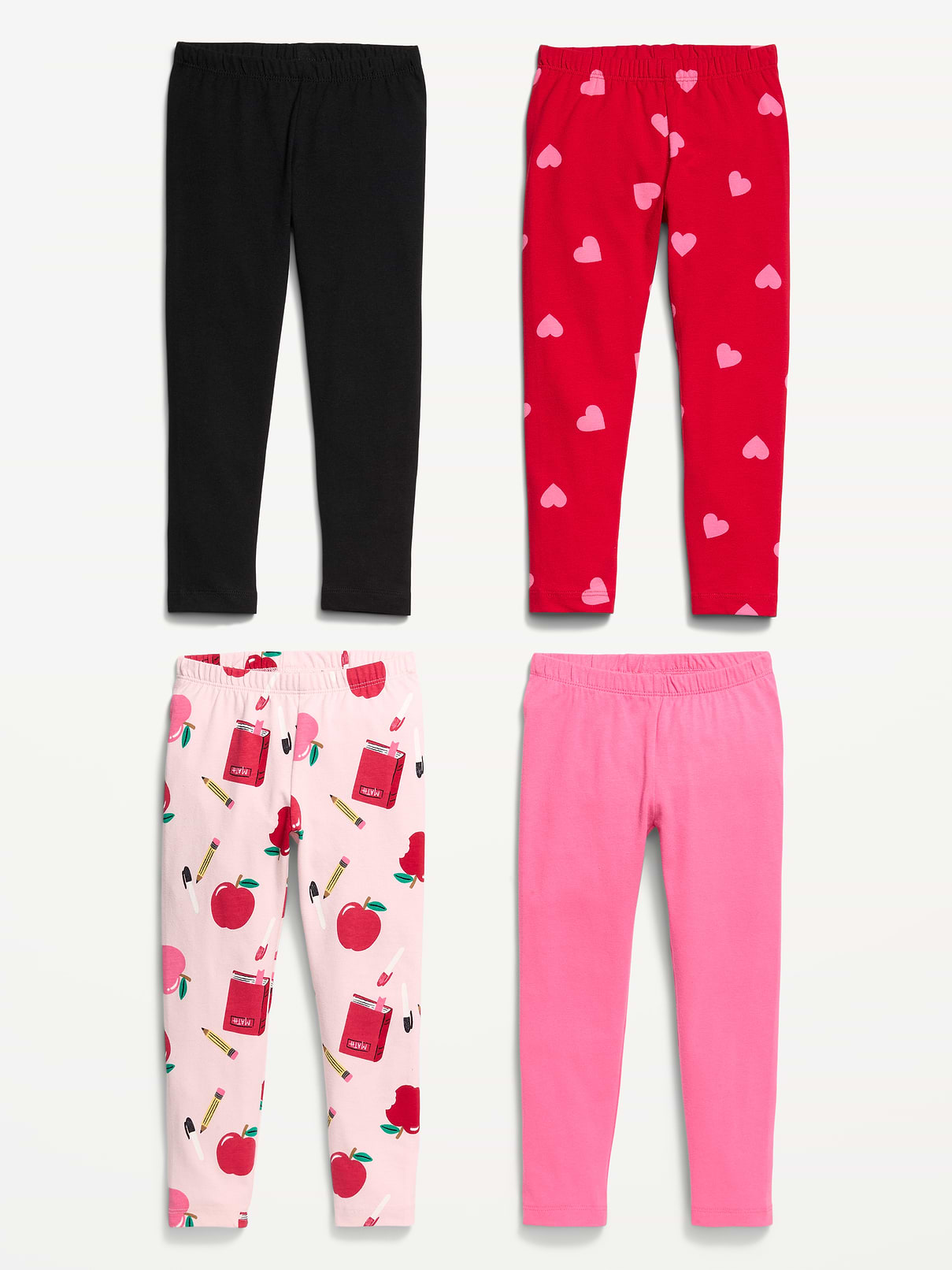 L'image numéro 2 présente Legging pleine longueur en jersey pour toute-petite (paquet de 4)