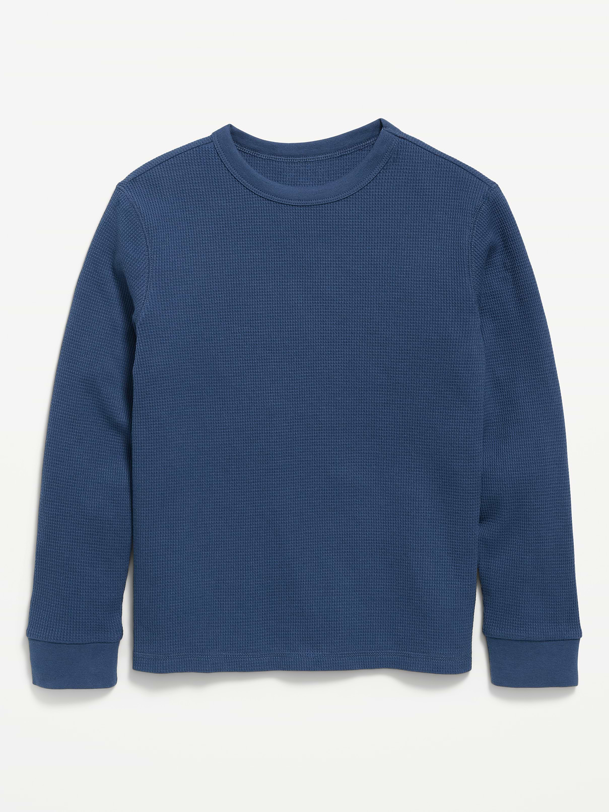 L'image numéro 1 présente T-shirt à manches longues en tricot isotherme gaufré pour garçon