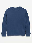 L'image numéro 1 présente T-shirt à manches longues en tricot isotherme gaufré pour garçon