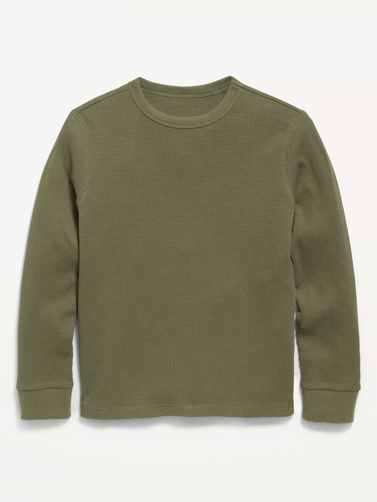 L'image numéro 1 présente T-shirt à manches longues en tricot isotherme gaufré pour garçon