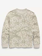 L'image numéro 1 présente T-shirt à manches longues en tricot isotherme gaufré pour garçon