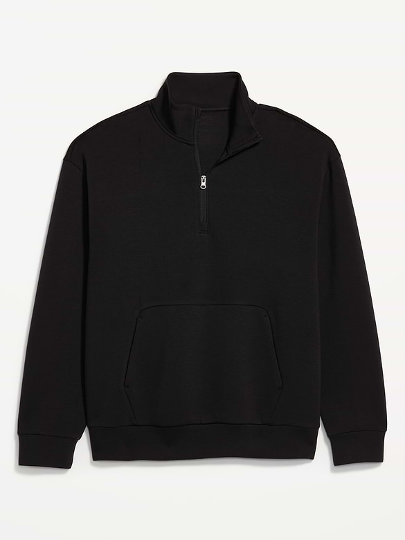 Bounce Fleece Oversized Half-Zip Pullover Sweatshirt