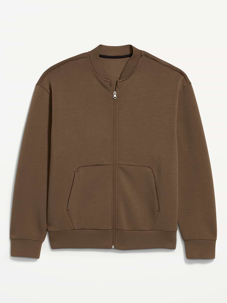 Image number 4 showing, Bounce Fleece Oversized Bomber Jacket
