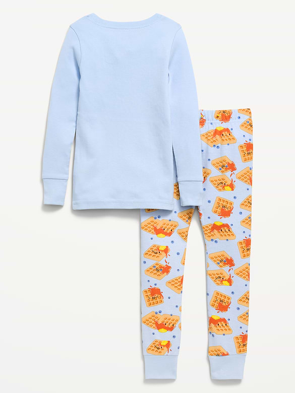 Unisex Snug-Fit Printed Pajama Set for Toddler & Baby