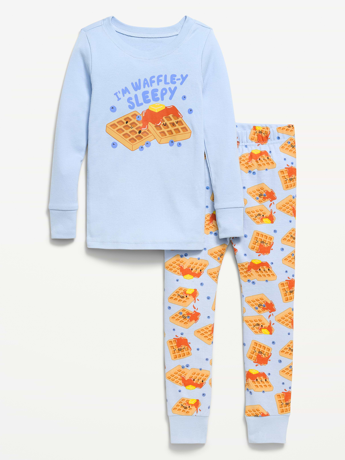 Image number 1 showing, Unisex Snug-Fit Printed Pajama Set for Toddler & Baby