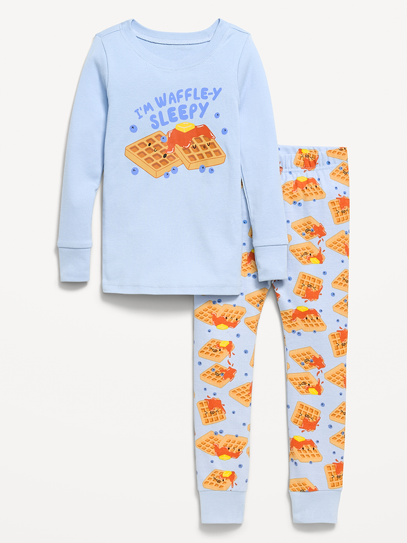 Unisex Snug-Fit Printed Pajama Set for Toddler & Baby