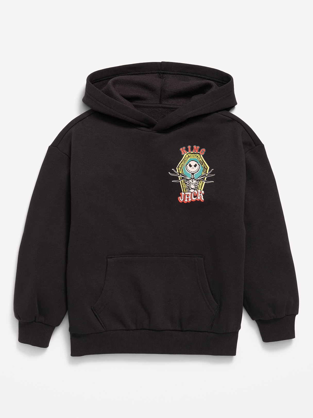 BASSKERVILLE ジャックオーダーター Disney© King Jack Gender-Neutral Oversized Pullover Hoodie for
