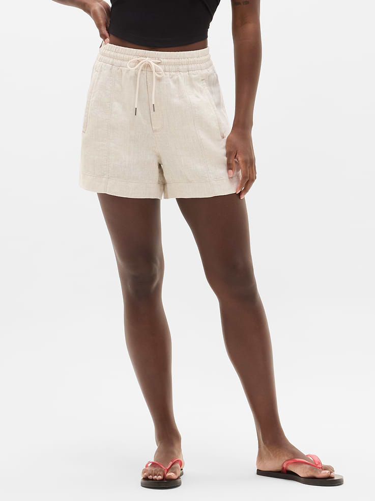 Image number 5 showing, Retreat Linen Mid Rise 4" Short