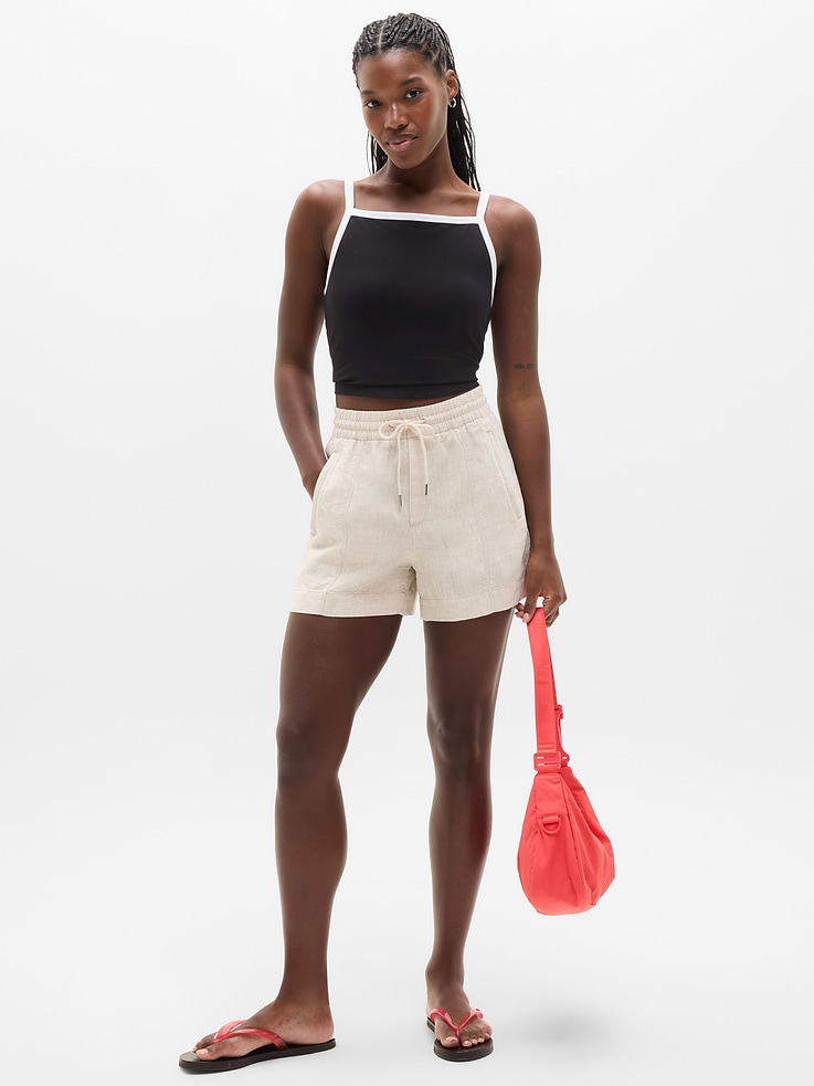 Image number 3 showing, Retreat Linen Mid Rise 4" Short