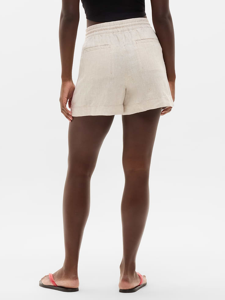 Image number 6 showing, Retreat Linen Mid Rise 4" Short