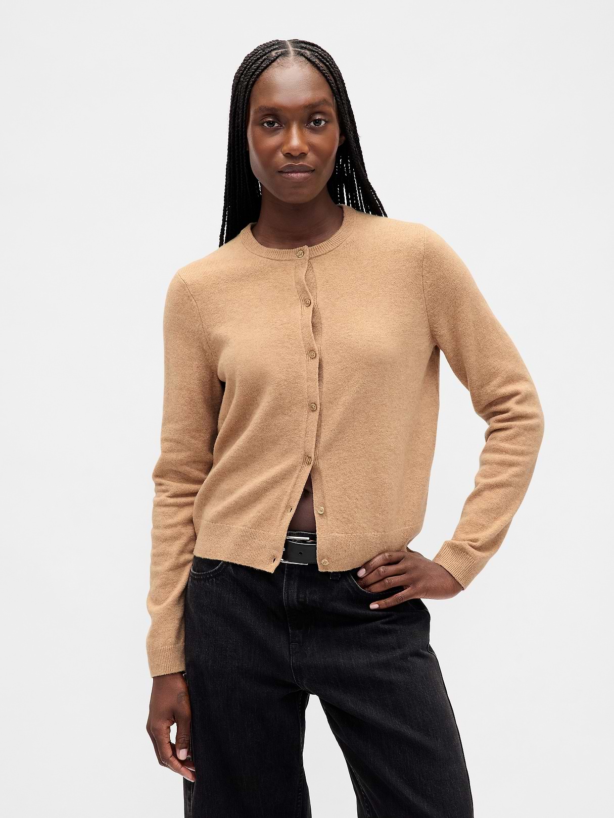CashSoft Crop Cardigan | Gap