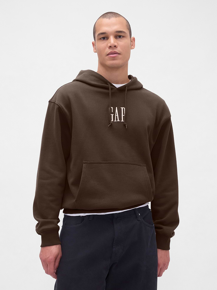 Image number 1 showing, Adult Heavyweight Oversized Logo Hoodie