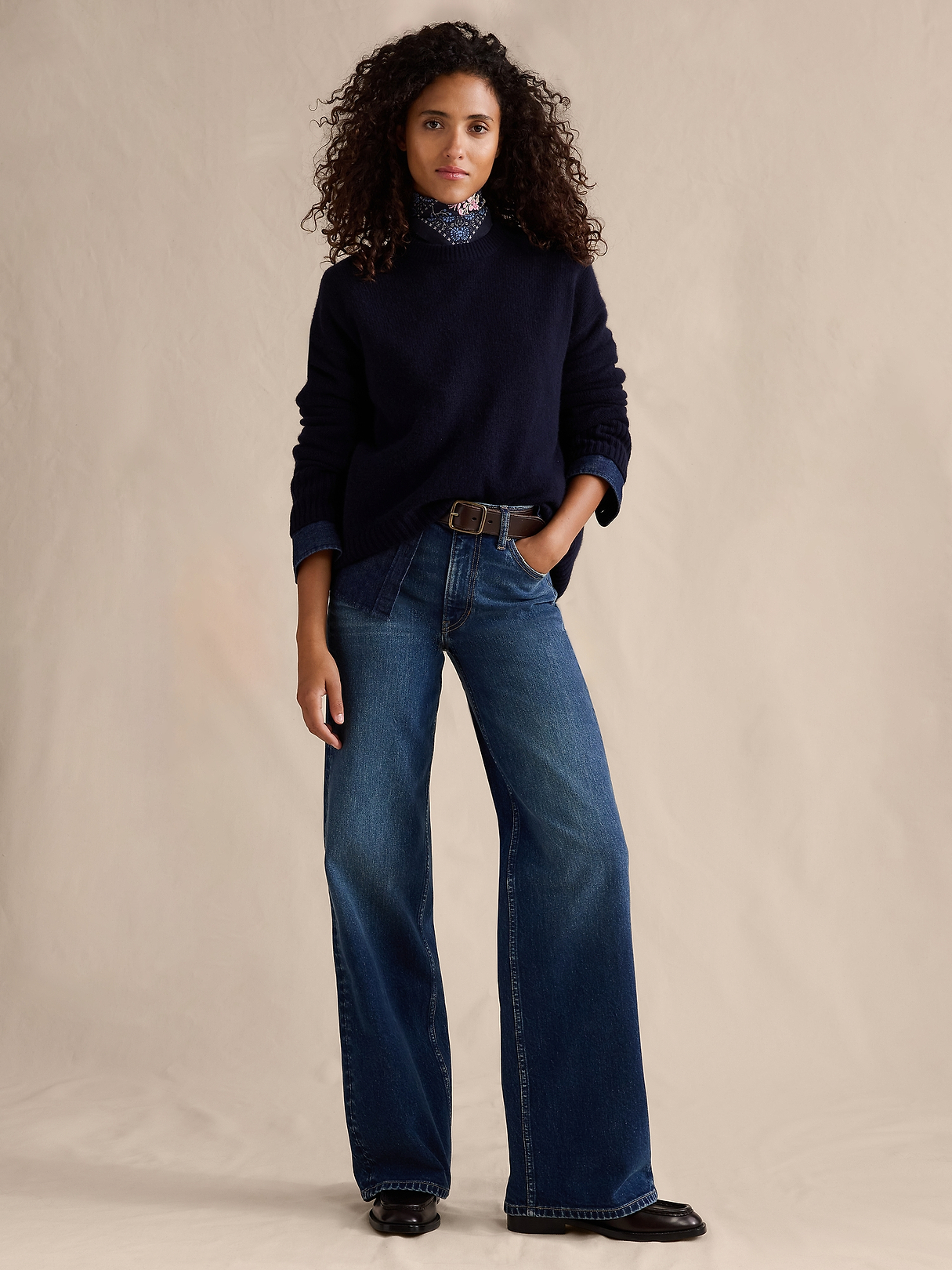 The Icon Classic Wide-Leg Jean | Banana Republic