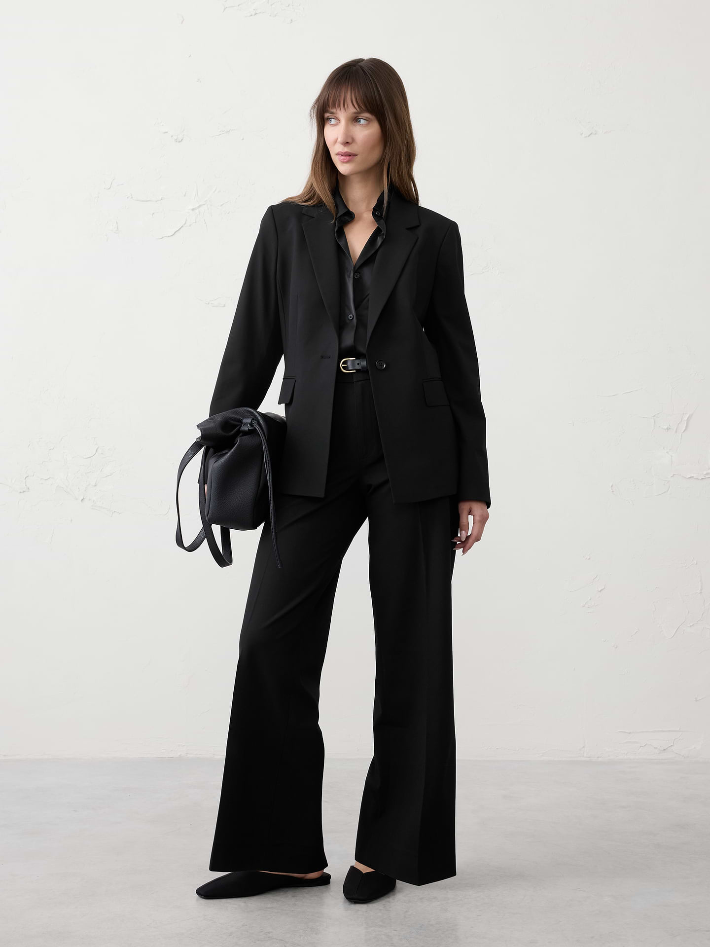 Image number 1 showing, Sculpted Stretch Long Blazer
