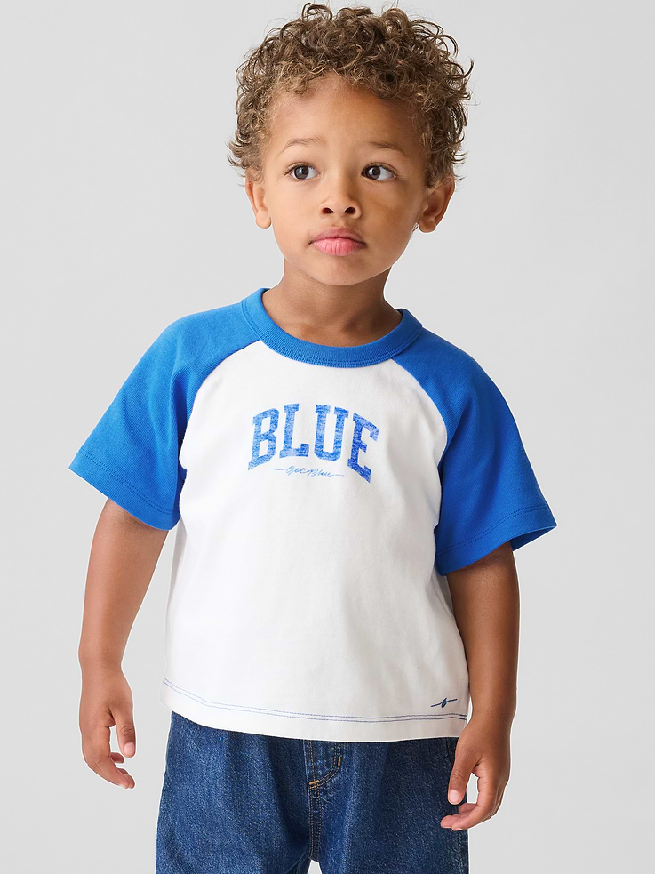 Image number 1 showing, Get Blue Baby & Toddler Raglan T-Shirt