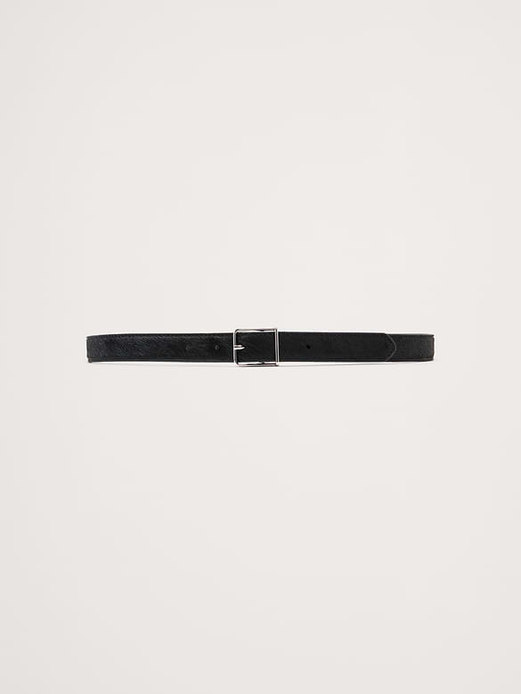 Ceinture en cuir de veau velours