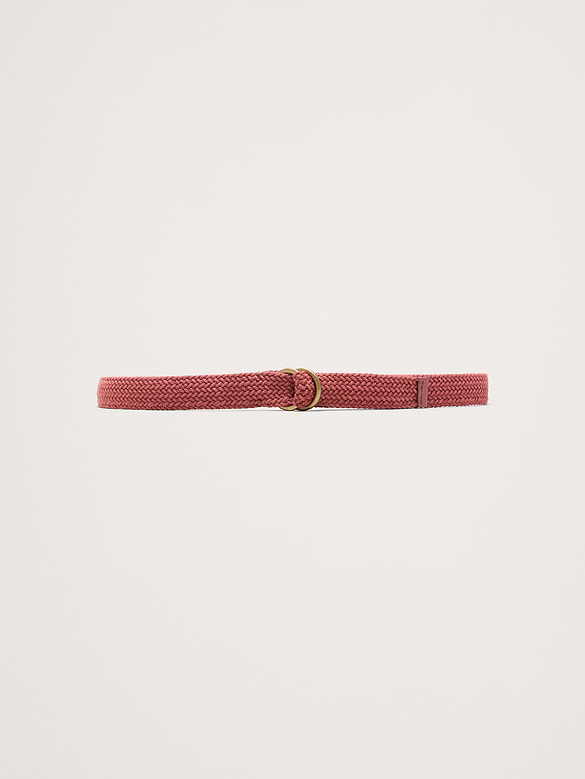 Ceinture en coton tressé
