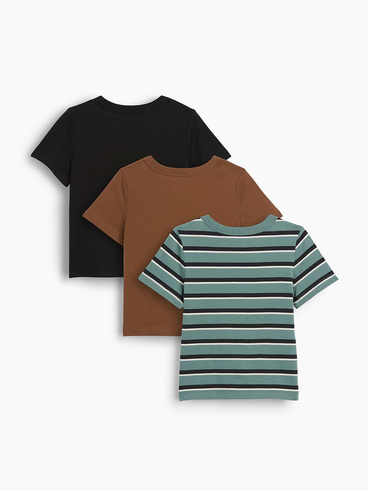 Image number 2 showing, Baby & Toddler Mix & Match Pocket T-Shirt (3-Pack)