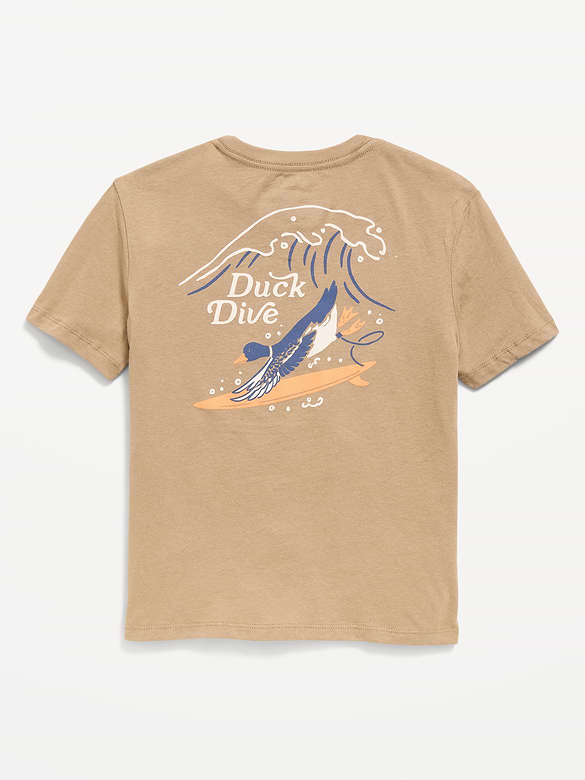 T-shirt à manches courtes à imprimé pour garçon