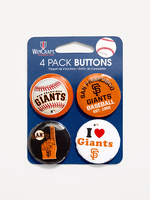 WinCraft® San Francisco Giants 4-Pack Buttons