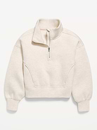 Image number 3 showing, Bounce Fleece Half-Zip Pullover Sweatshirt for Girls