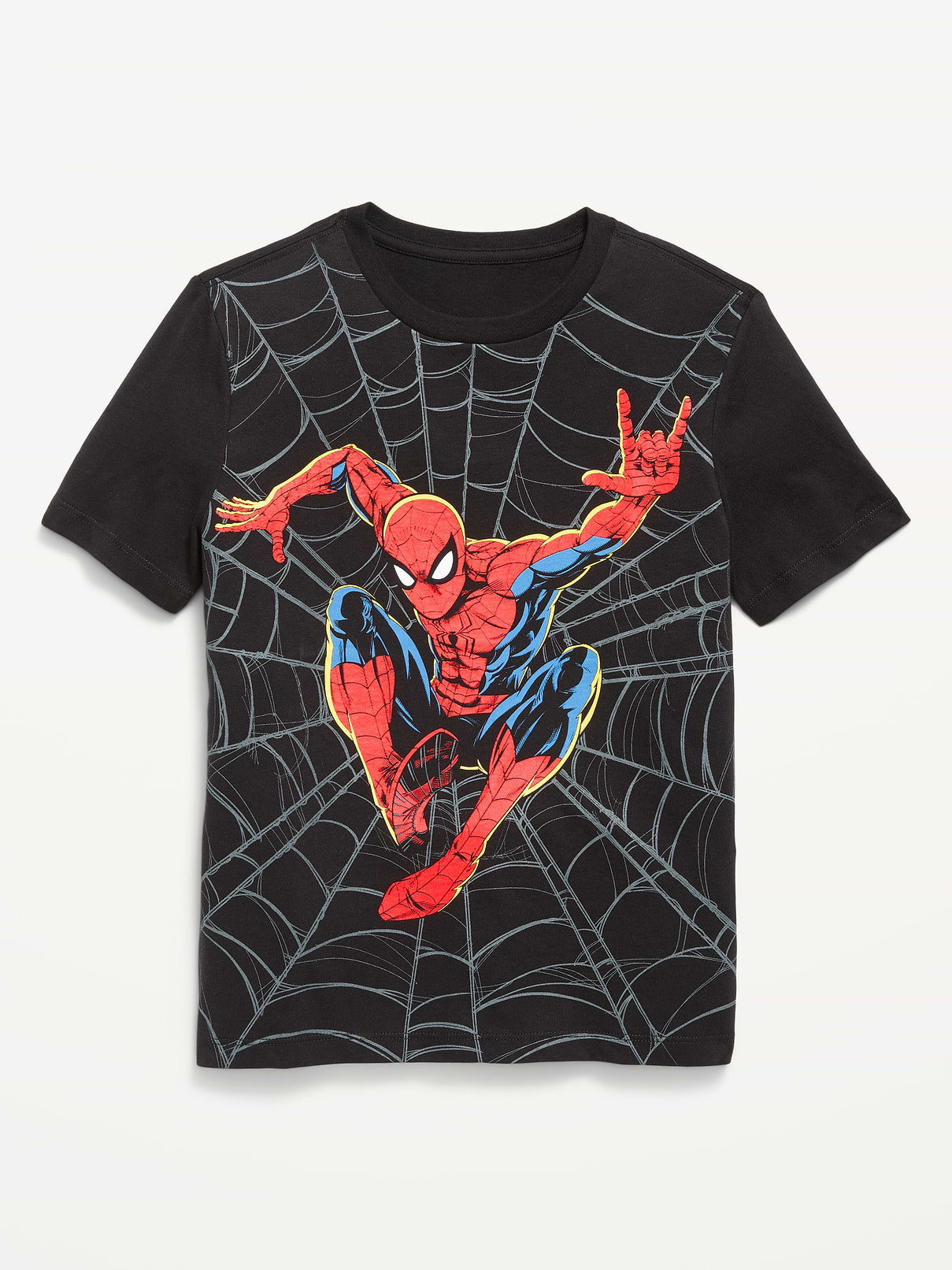 Image number 1 showing, Marvel™ Spider-Man Gender-Neutral Graphic T-Shirt for Kids