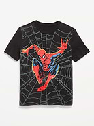 Image number 1 showing, Marvel™ Spider-Man Gender-Neutral Graphic T-Shirt for Kids