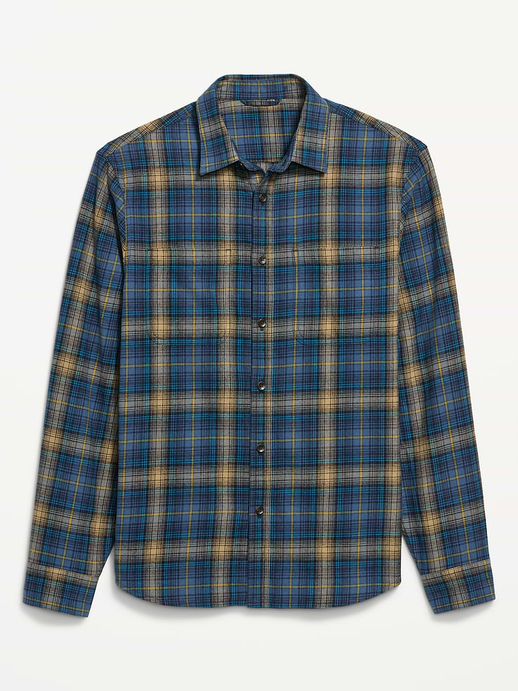 Image number 4 showing, Relaxed Long-Sleeve Flannel Pocket Shirt