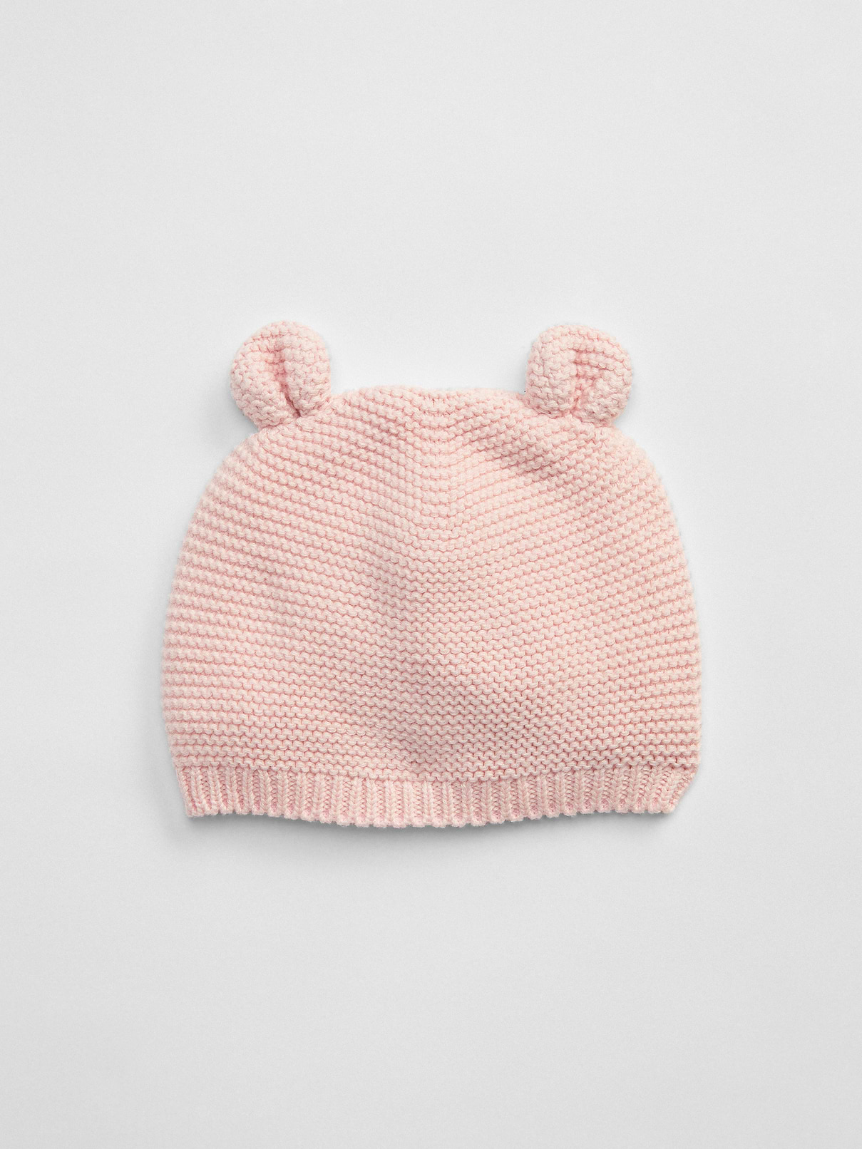 Image 1 of 1, Supersoft garter knit., Bear ear detailing at top., Ribbed trim., Product #215598