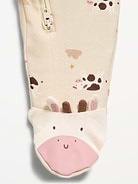 Image number 2 showing, 2-Way-Zip Sleep & Play Footed One-Piece for Baby