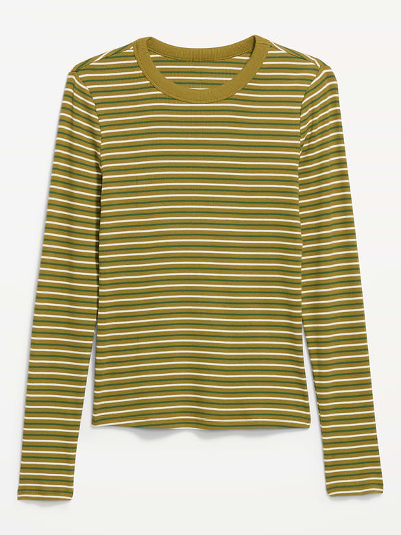 Snug Crew-Neck Long Sleeve T-Shirt