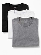 Image number 1 showing, Go-Dry Crew-Neck T-Shirts 3-Pack