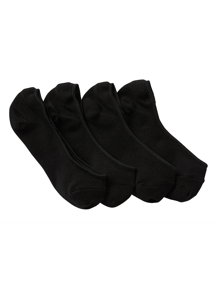 Image 1 of 1, Made with 30% recycled material., Elasticized top., Ribbed heel tab., Reinforced toe and heel., No slip grip at sole., This product was made in a factory that invests in gender equity and women’s empowerment through RISE. Learn more at, Product #282723