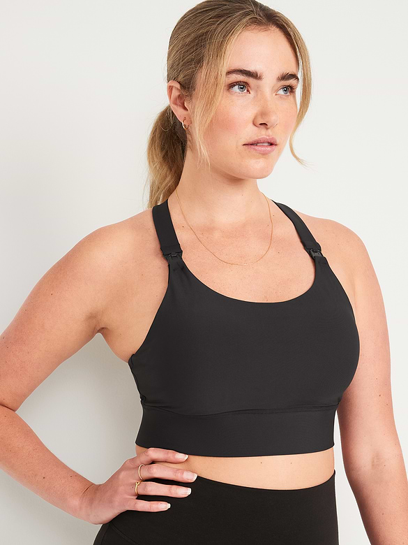 Maternity PowerSoft Medium Support Nursing Sports Bra