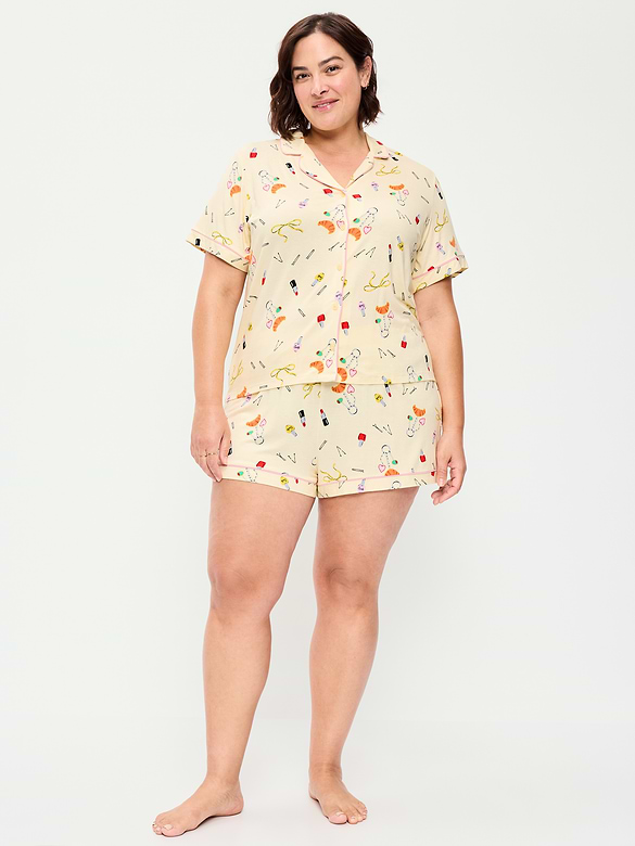 Sunday Sleep Knit Jersey Short Set