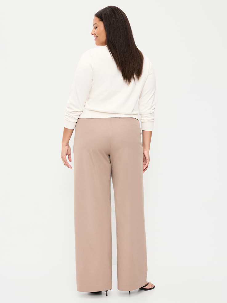 Image number 9 showing, High-Waisted Pixie Super Wide-Leg Pants