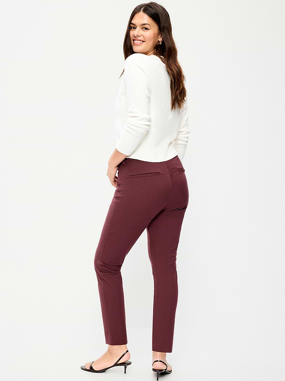 High-Waisted Pixie Skinny Ankle Pants