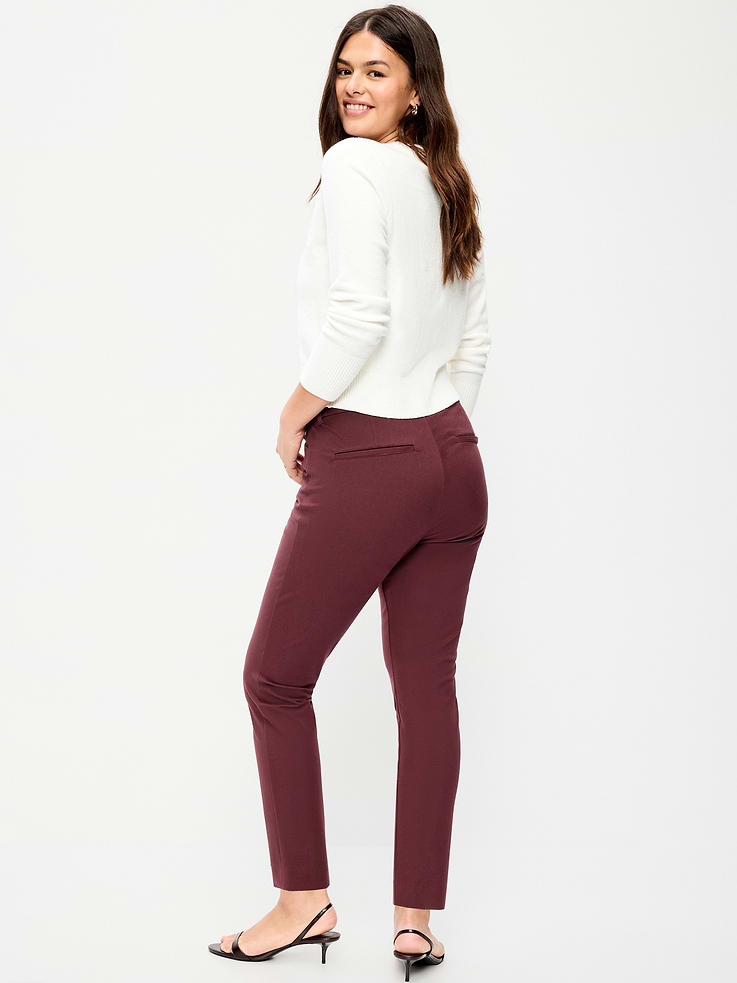 Image number 7 showing, High-Waisted Pixie Skinny Ankle Pants