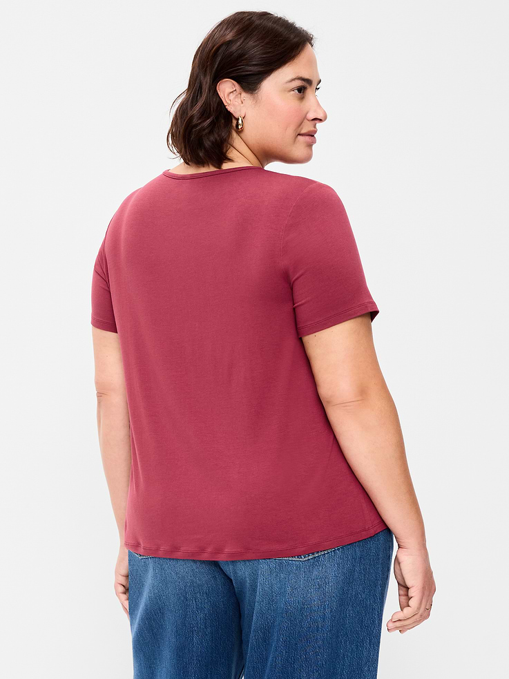 Image number 8 showing, Luxe Crew-Neck T-Shirt