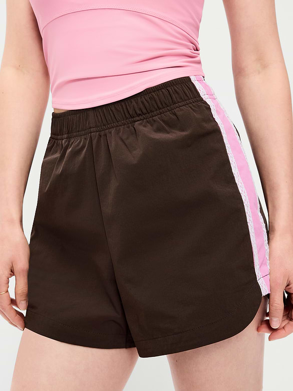 High-Waisted TrekTech Run Shorts