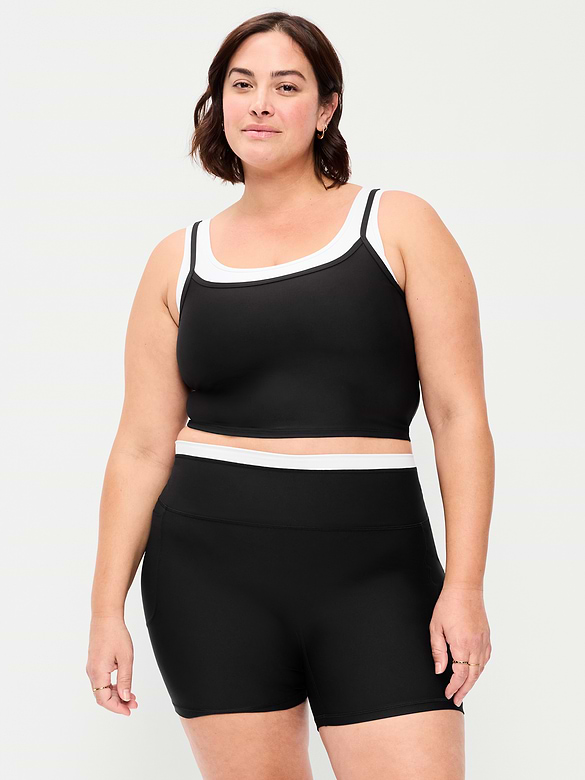 PowerSoft Layered Longline Bra