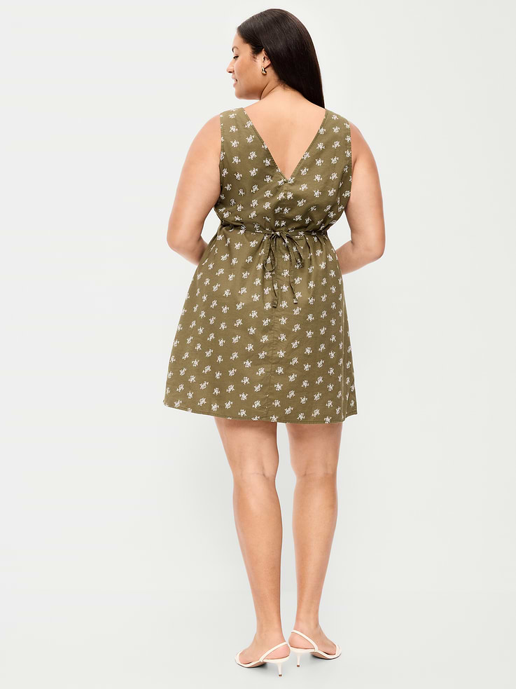 Image number 10 showing, Sleeveless A-Line Mini Dress