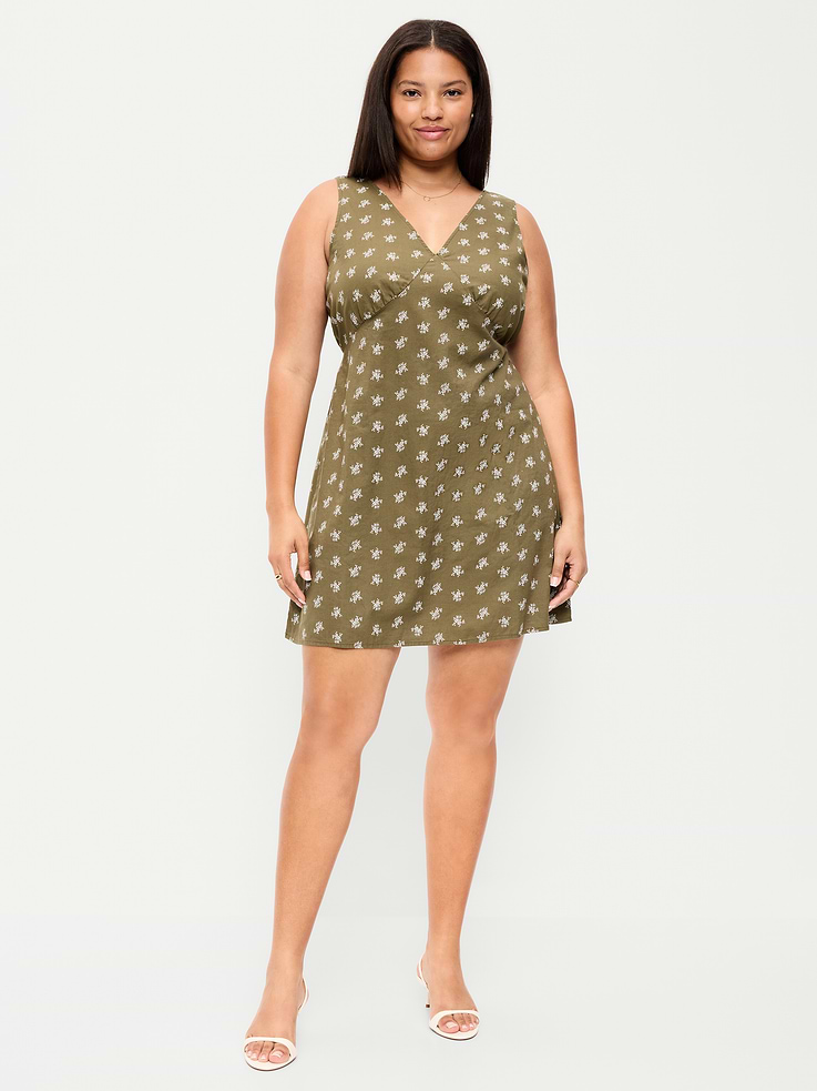 Image number 9 showing, Sleeveless A-Line Mini Dress